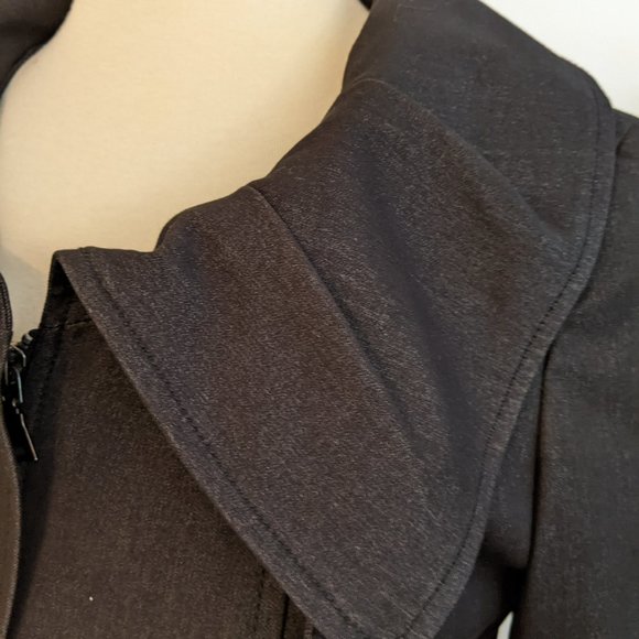 Tahari dark denim trench coat - Small - Picture 6 of 8